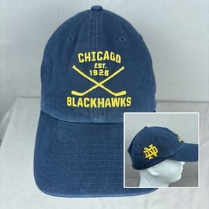 Chicago Blackhawks x Notre Dame '47 Collegiate Hat Collection Strapback One Size